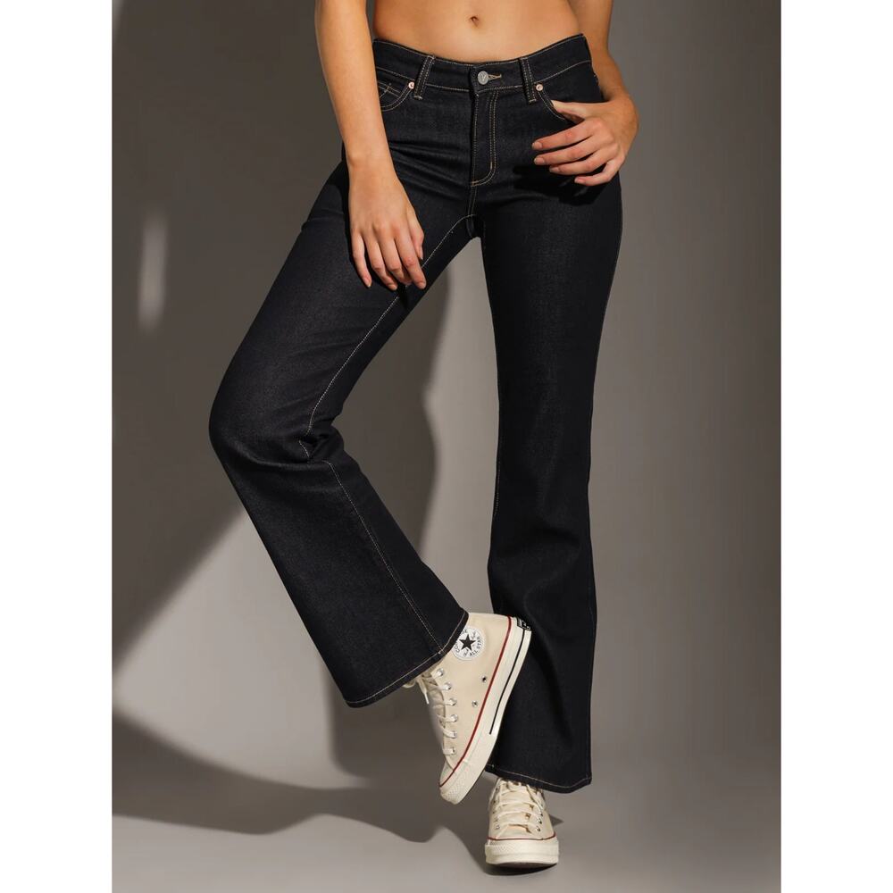 New Abrand A '99 Low Boot Alice Jeans in Rinse Denim Women's Size 30